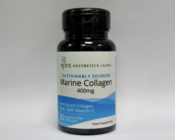 Marine collagen 400mg with Vitamin C - 30 Capsules